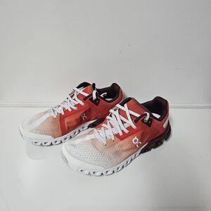 On Womens Cloudflow Orange Running Shoes Sneakers Size 6.5